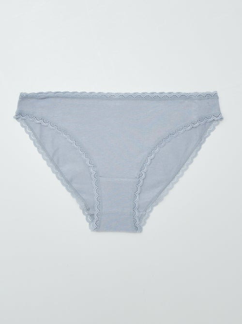 Lot de 2 culottes en coton - Kiabi