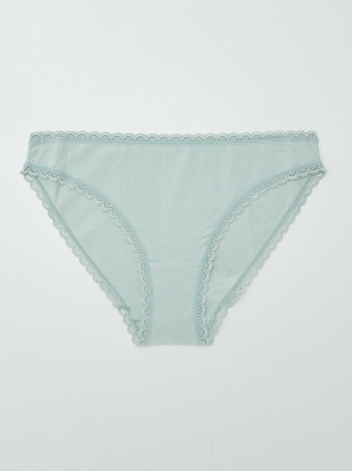 Lot de 2 culottes en coton - Kiabi