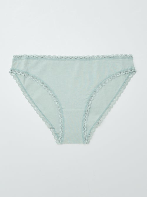 Lot de 2 culottes en coton - Kiabi