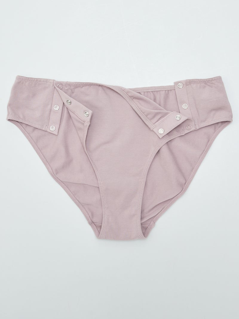 Lot de 2 culottes en jersey - collection facile à enfiler Vert/rose - Kiabi
