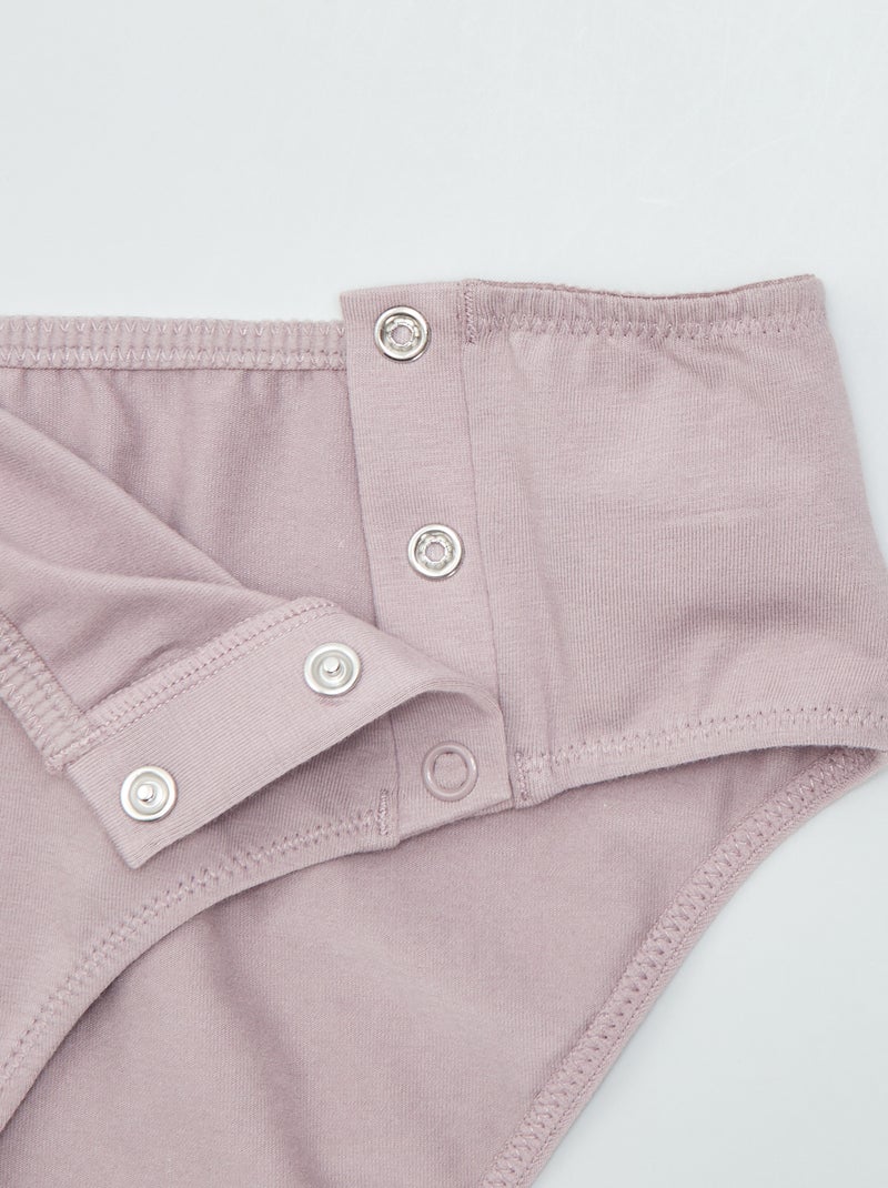 Lot de 2 culottes en jersey - collection facile à enfiler Vert/rose - Kiabi