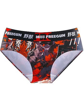 Lot de 2 culottes femme panther tiger freegun