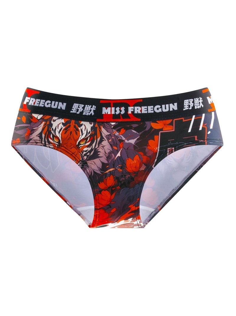 Lot de 2 culottes fille panther tiger freegun Rouge - Kiabi