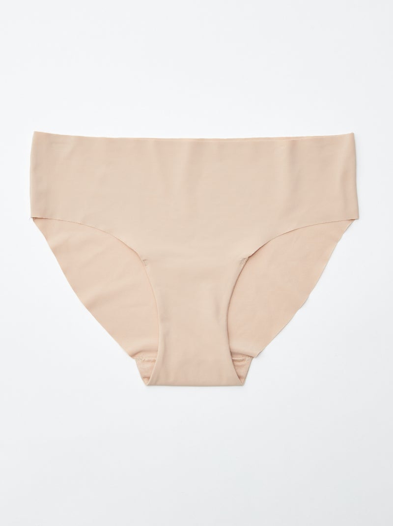 Lot de 2 culottes invisibles en microfibre Chair - Kiabi