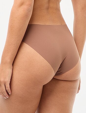 Lot de 2 culottes invisibles en microfibre