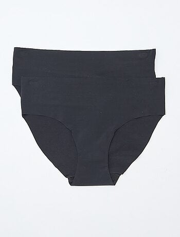 Lot de 2 culottes invisibles en microfibre