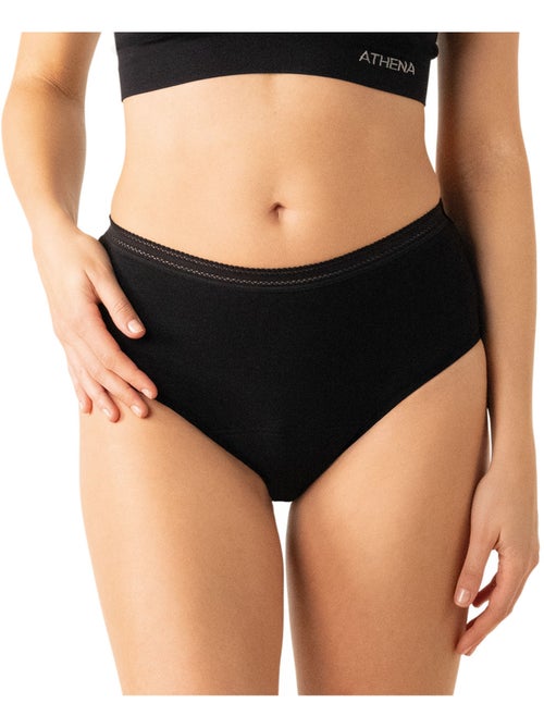 Lot de 2 culottes menstruelles taille haute femme athena - Kiabi