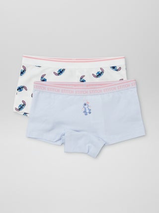 Lot de 2 culottes 'Stitch' de 'Disney'