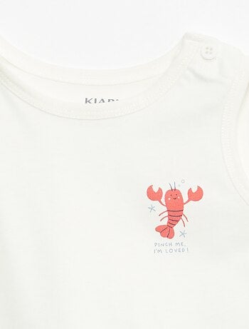 Lot de 2 débardeurs