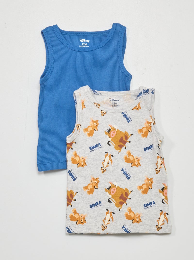 Lot de 2 débardeurs 'Disney' simba - Kiabi