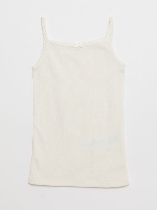 Lot de 2 débardeurs en coton - Kiabi