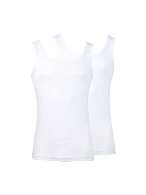 Lot de 2 débardeurs homme ecopack athena - Kiabi Lot de 2 débardeurs homme ecopack athena - Kiabi