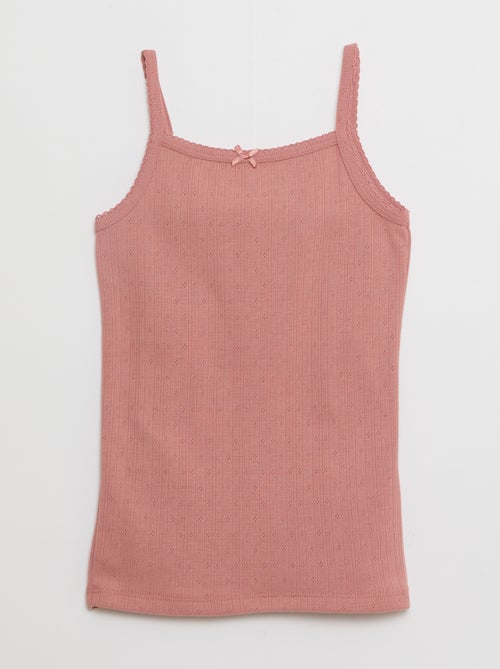 Lot de 2 débardeurs thermorégulateur en coton - Kiabi