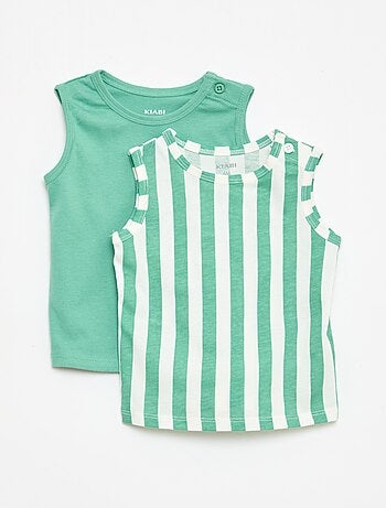 Lot de 2 débardeurs