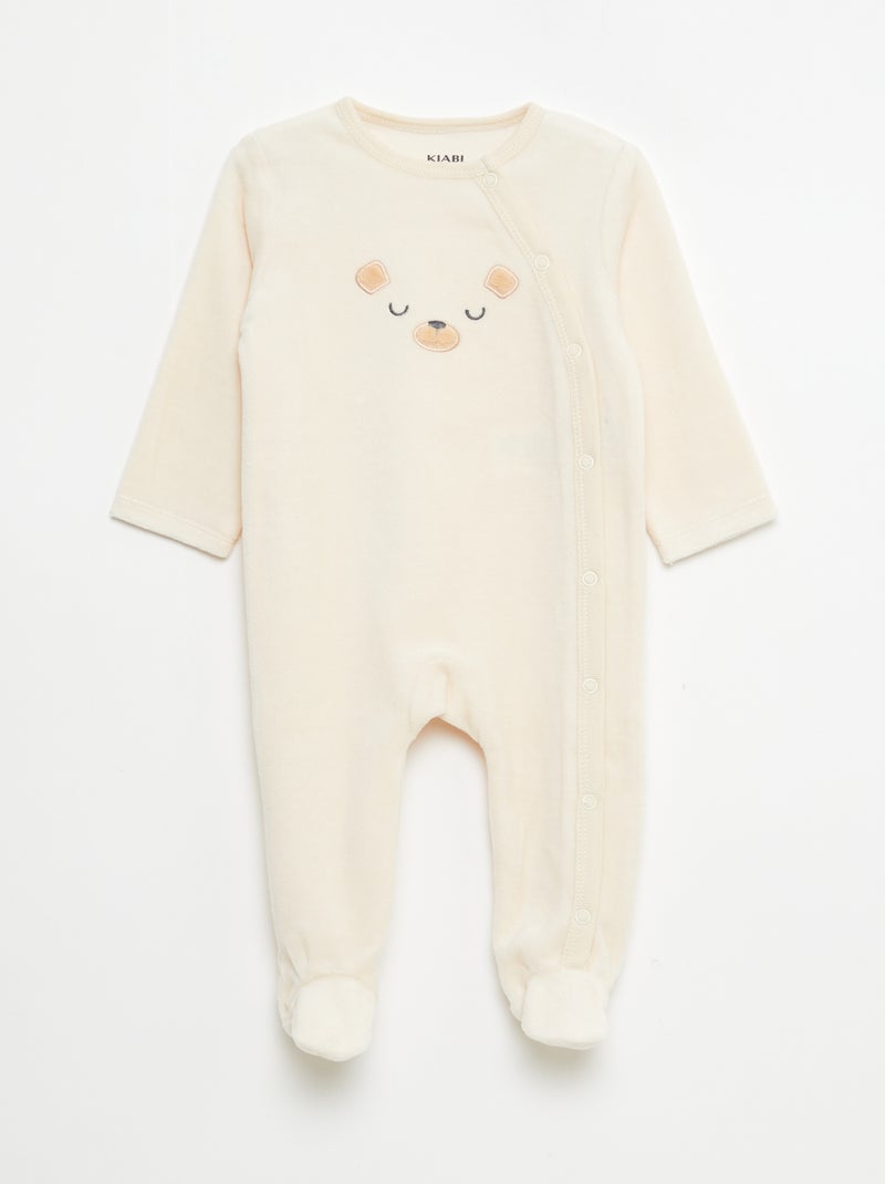 Lot de 2 dors-bien en velours Vert - Kiabi