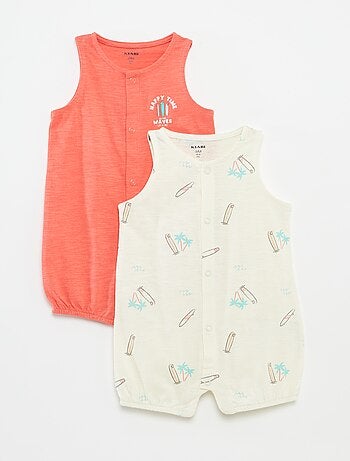 Lot de 2 dors bien légers sans manches