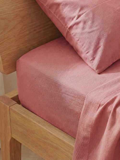 Lot de 2 draps housse bébé (70x140) en jersey - Kiabi Home - Kiabi