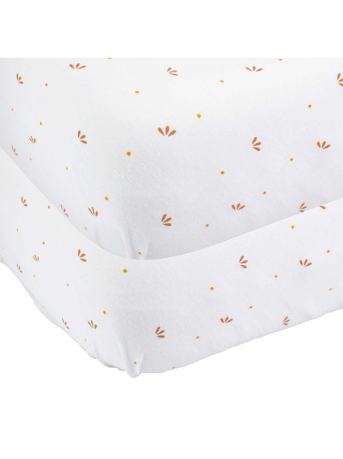 Lot de 2 draps housse berceau - 50x83cm - Kiabi Lot de 2 draps housse berceau - 50x83cm - Kiabi