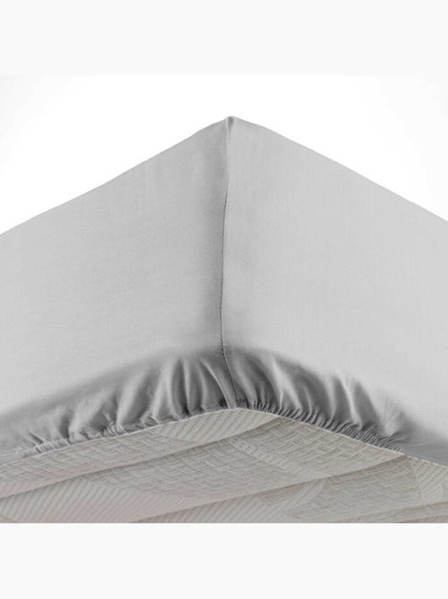 Lot de 2 draps housse bonnet 30 cm 2 personnes microfibre oscar - Kiabi