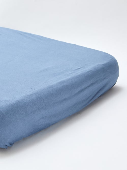 Lot de 2 draps housse en coton - Kiabi