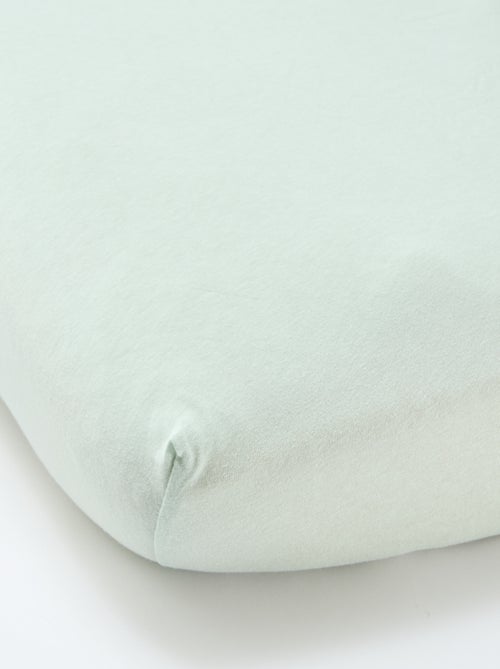 Lot de 2 draps housse en coton - Kiabi