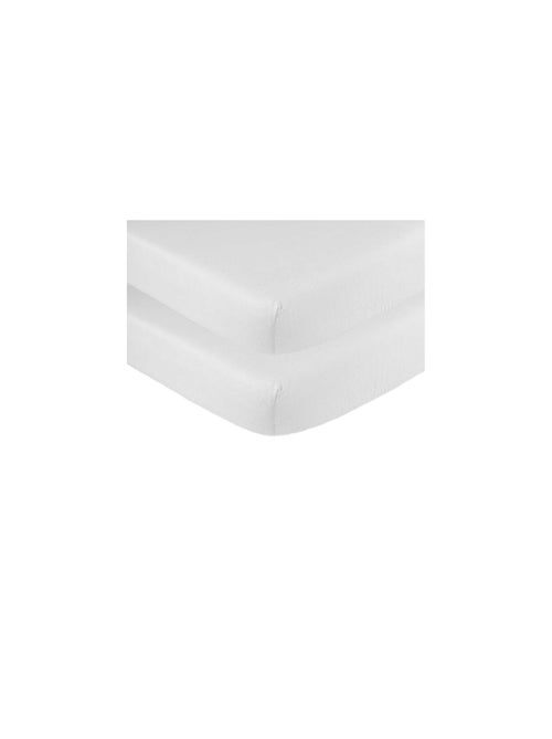 Lot de 2 draps-housses lit bébé - Kiabi Lot de 2 draps-housses lit bébé - Kiabi