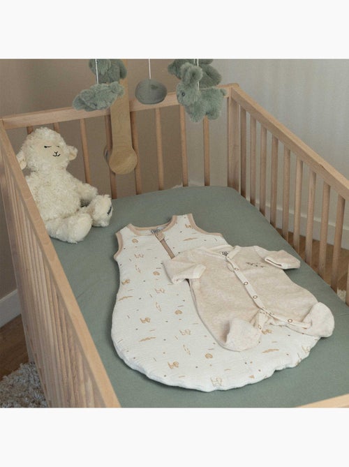 Lot de 2 draps-housses lit bébé - Kiabi