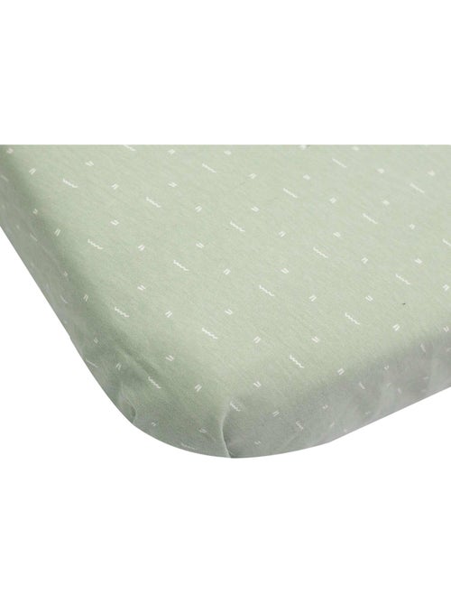 Lot de 2 draps housses pour berceau bébé certifiées oeko-tex® standard 100 - Kiabi