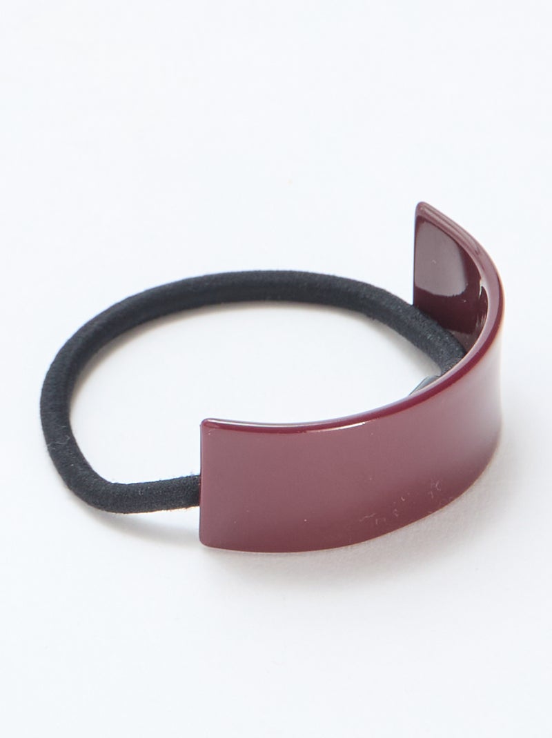 Lot de 2 élastiques avec bijoux Rouge - Kiabi