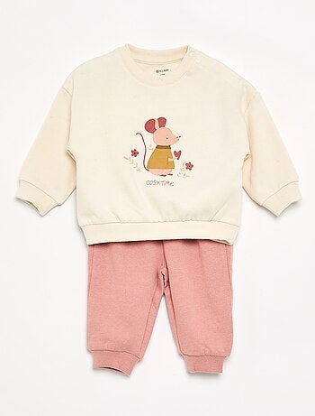 Lot de 2 ensembles 2 pièces - sweat + pantalon