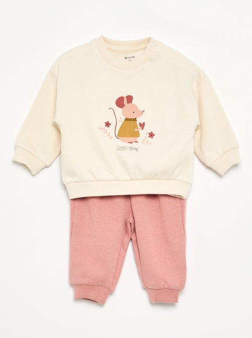 Lot de 2 ensembles 2 pièces - sweat + pantalon - Kiabi