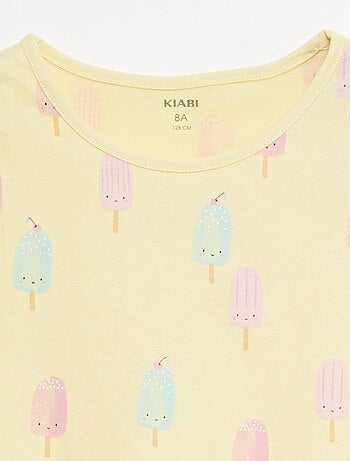 Lot de 2 ensembles de pyjama court en jersey coton