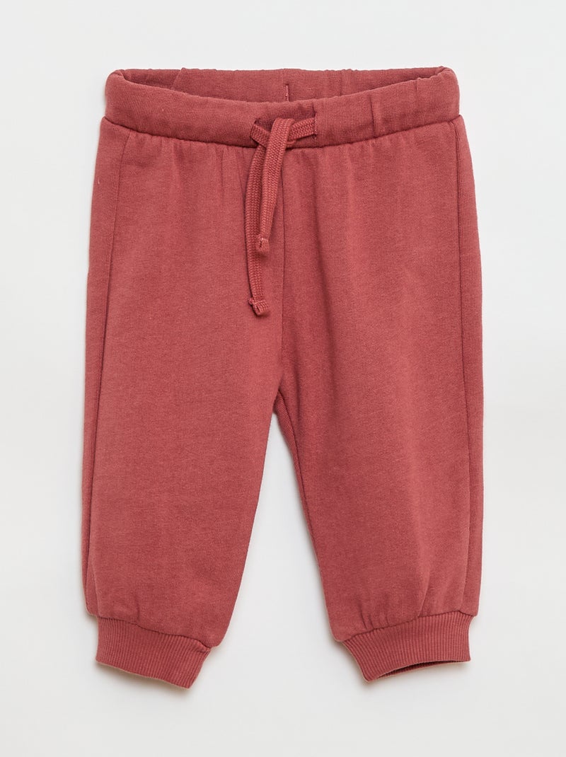 Lot de 2 ensembles pull + pantalon en coton Rose - Kiabi
