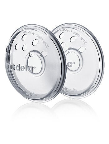 Lot de 2 forme-mamelons medela - prépare les mamelons à l’allaitement, doux, discret