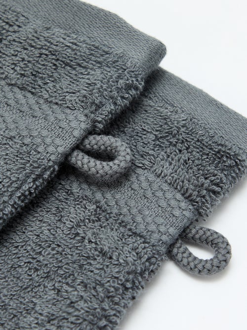 Lot de 2 gants de toilette - Kiabi Home - Kiabi