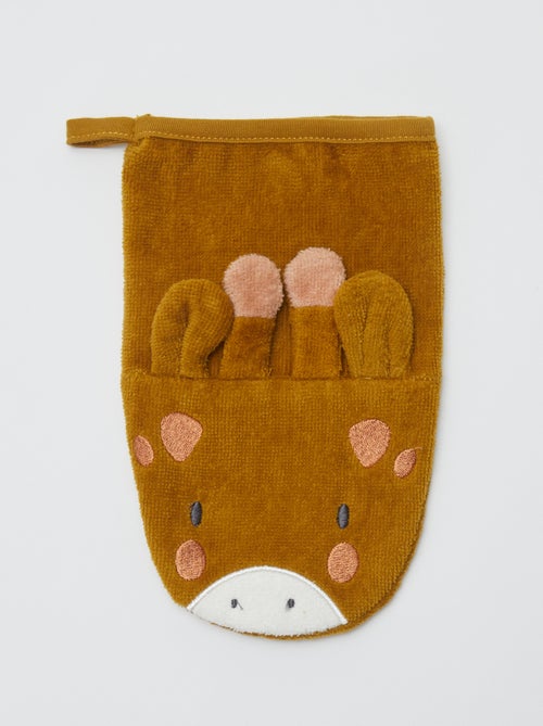 Lot de 2 gants de toilette avec animation - Kiabi Home - Kiabi