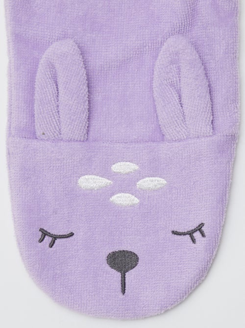 Lot de 2 gants de toilette avec animation - Kiabi Home - Kiabi