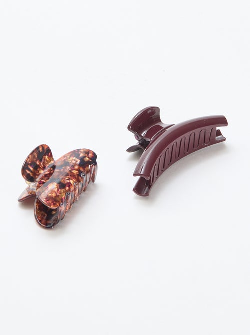 Lot de 2 grandes pinces - Kiabi
