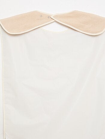 Lot de 2 grands bavoirs éponge - collection facile à enfiler