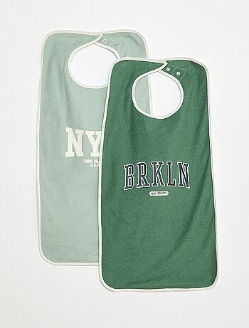 Lot de 2 grands bavoirs éponge - So Easy