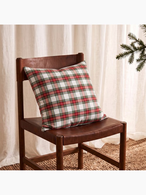 Lot de 2 housses de coussin de noël en coton, fil doré en relief, carreaux tartan - gamusi - Kiabi Lot de 2 housses de coussin de noël en coton, fil doré en relief, carreaux tartan - gamusi - Kiabi