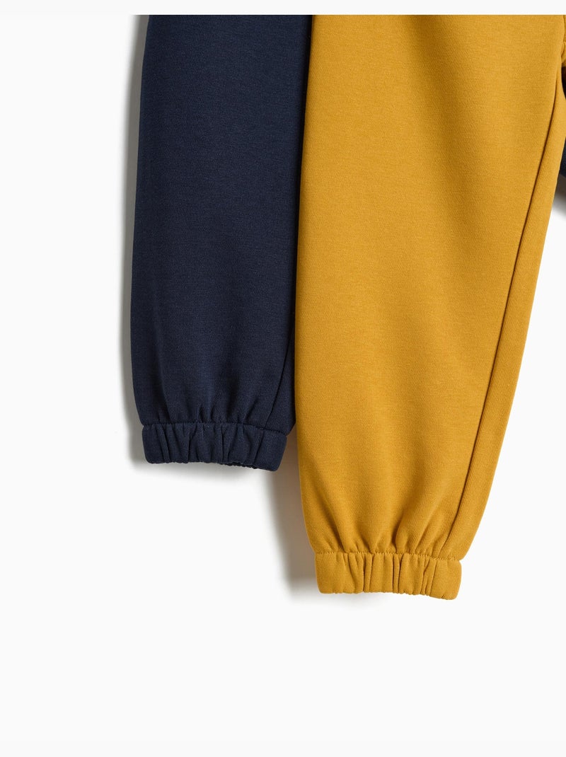 Lot de 2 joggings molleton, MO Fashion Bleu - Kiabi