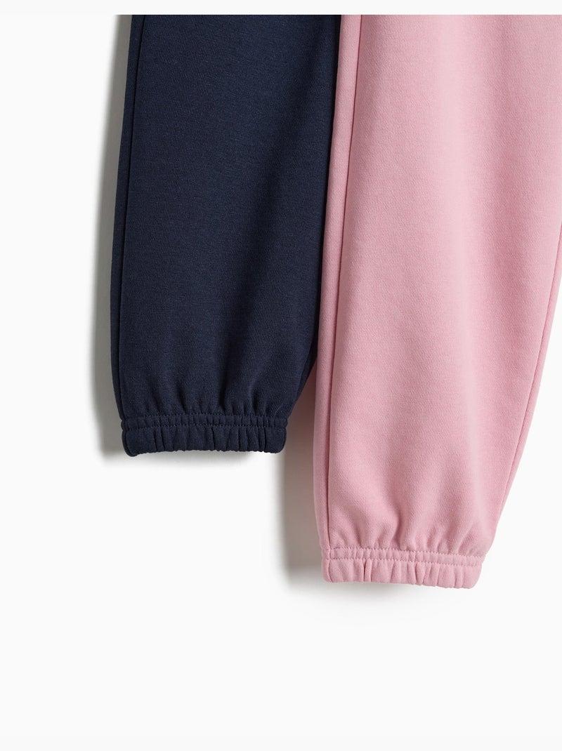 Lot de 2 joggings molleton, MO Fashion Bleu - Kiabi