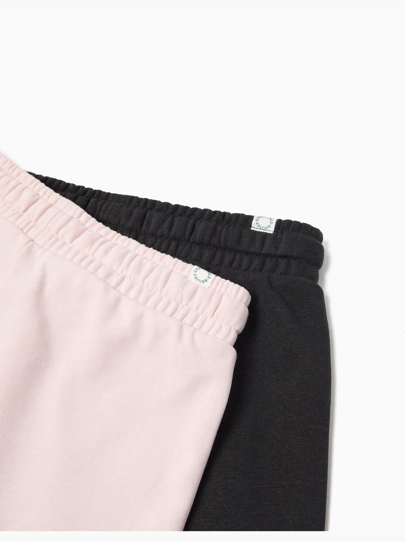 Lot de 2 joggings molleton, MO Fashion Rose - Kiabi