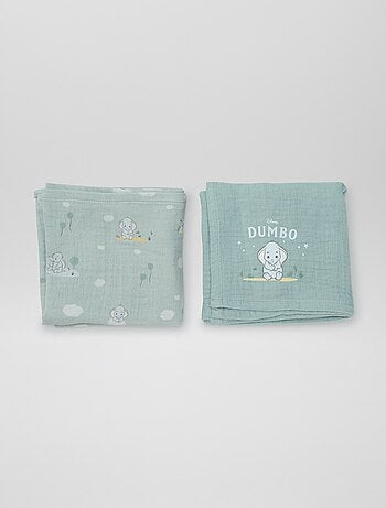 Lot de 2 langes 'Dumbo' 'Disney'