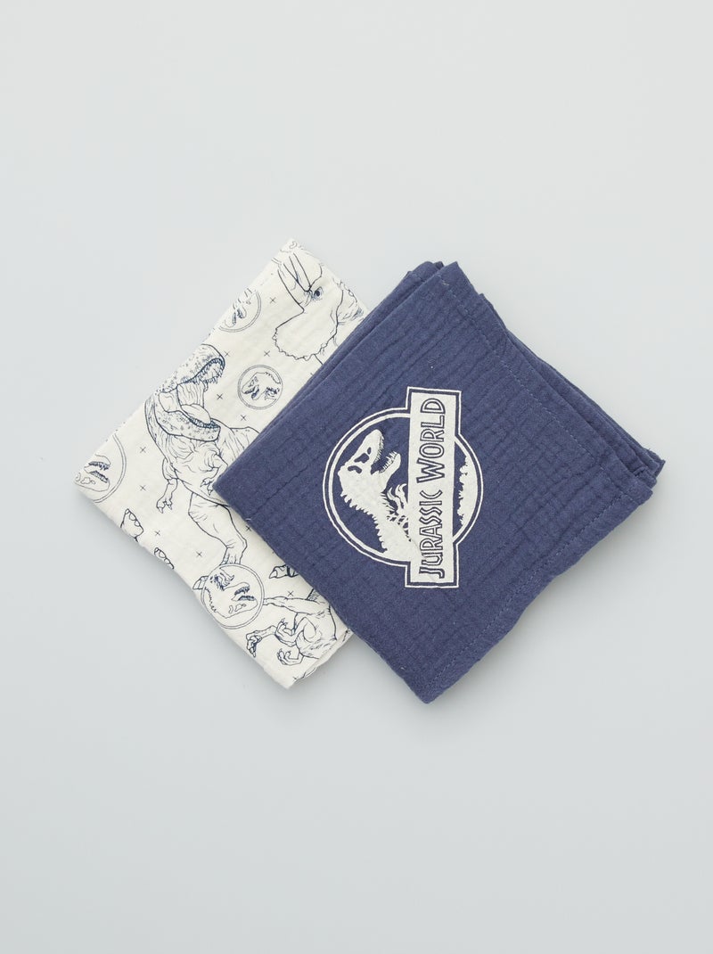 Lot de 2 langes 'Jurassic Parc' Blanc - Kiabi