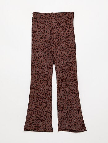 Lot de 2 leggings - 1 uni + 1 imprimé