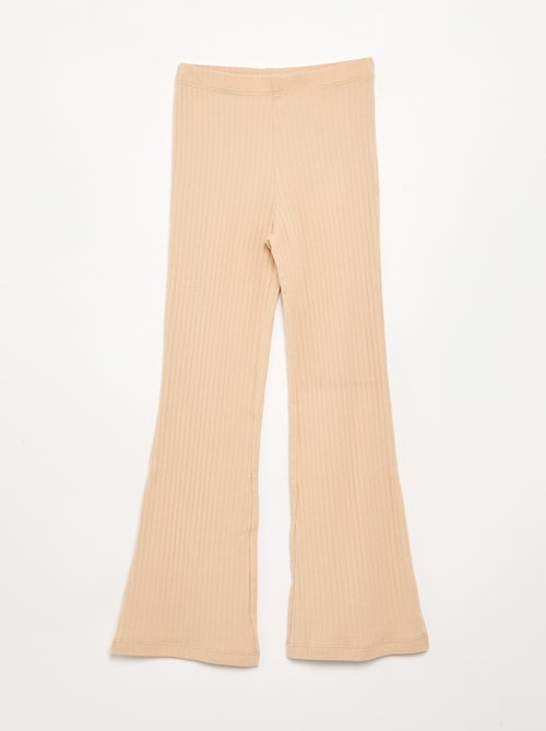 Lot de 2 leggings - 1 uni + 1 imprimé - Kiabi Lot de 2 leggings - 1 uni + 1 imprimé - Kiabi
