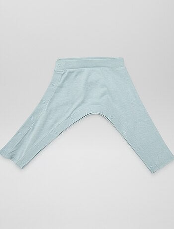 Lot de 2 leggings avec pressions - collection facile à enfiler