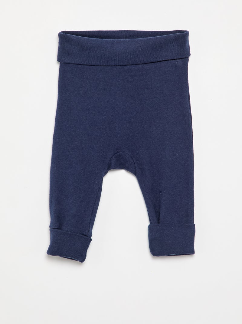 Lot de 2 leggings Bleu - Kiabi